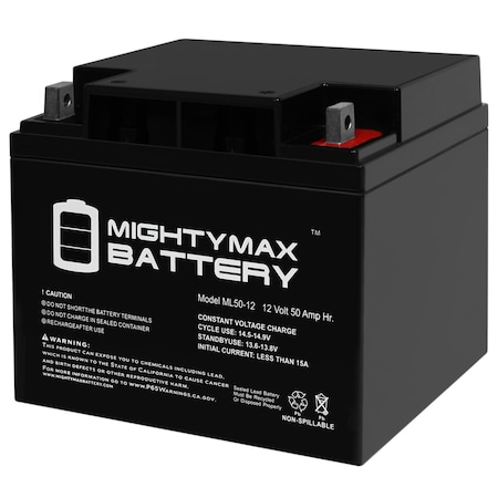 MIGHTY MAX BATTERY ML50-12 -12V 50AH Battery for Prowler 3410 Large Scooter ML50-1298